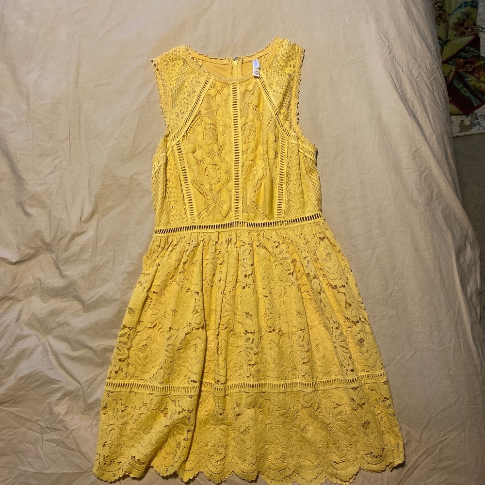 Yellow Lacy Dress